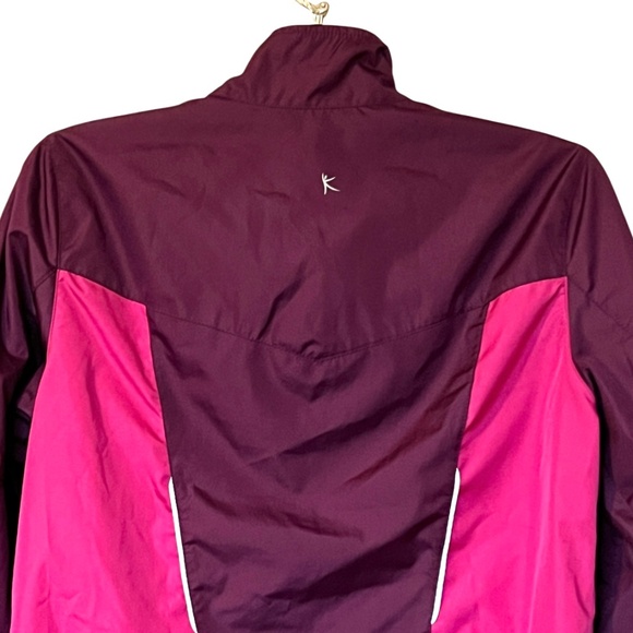 Danskin Now Pink and Purple Wind Breaker Jacket Size M - Picture 6 of 8